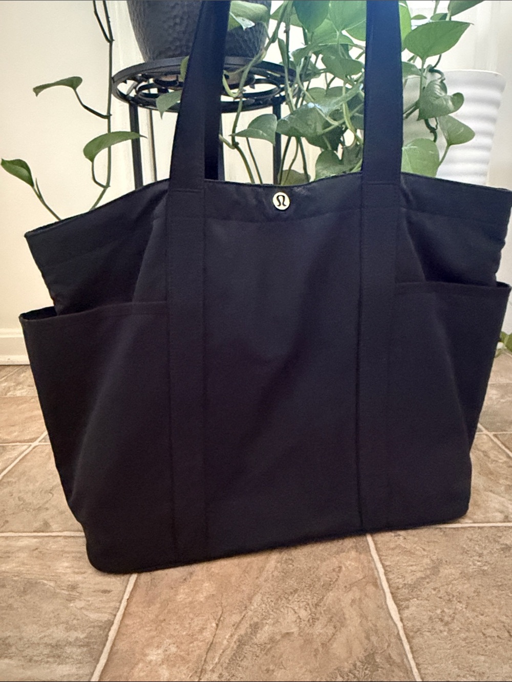 lululemon athletica Black Travel Tote Bag